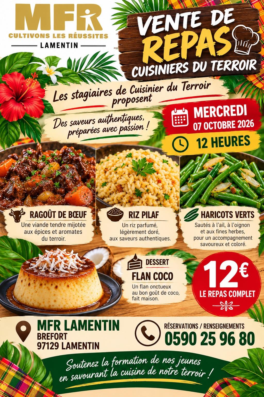 vente de repas